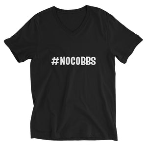 #nocobbs Unisex Short Sleeve V-Neck T-Shirt